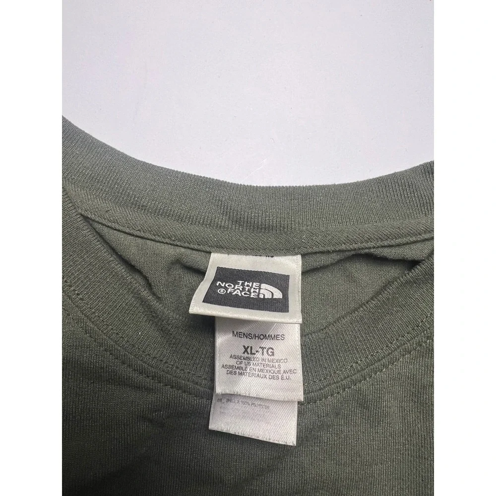 The North Face VaporWick Shirt Mens XL Olive Green Long Sleeve Performance Tee